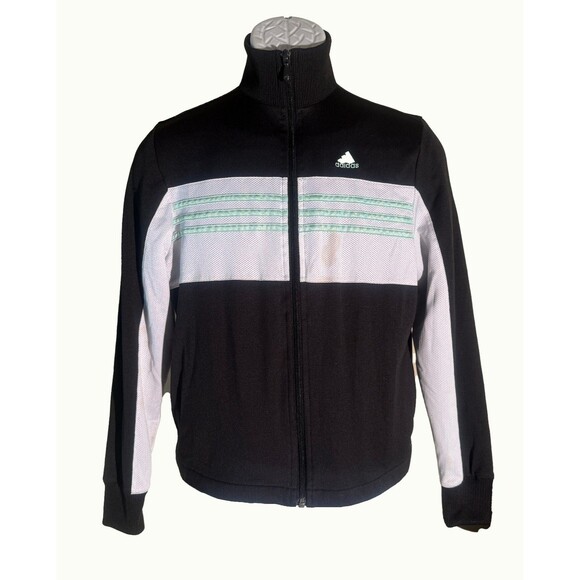 ADIDAS Long Sleeve Full Zip Two Toned Jacket Small - Picture 1 of 5